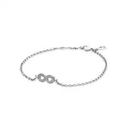 PANDORA Symbol of Infinity Bracelet, Clear CZ