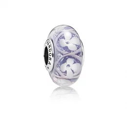 PANDORA Purple Field of Flowers Bead