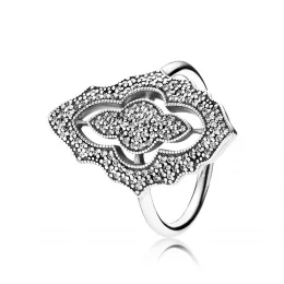 PANDORA Sparkling Lace Ring Clear CZ