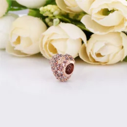 Charms Błyszczące serce biedronki, Pandora Rose 787894NPOMX