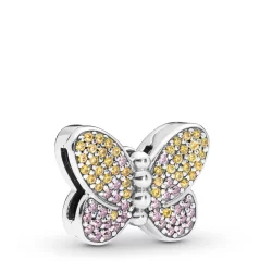 Charms PANDORA Kolorowy motyl 797864CZM