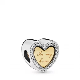 Charms PANDORA W moim sercu 767606CZ