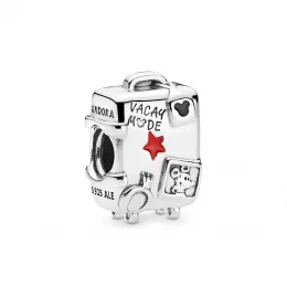 Charms PANDORA Walizka „Vacay Mode” Mickey i Myszka Minnie 7501057372312P