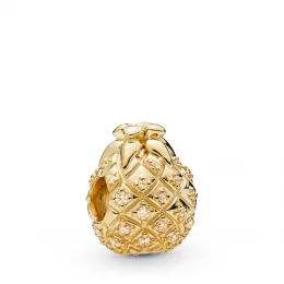 Charms Złoty ananas, Pandora Shine 767904CCZ