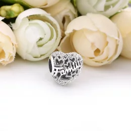 Charms PANDORA Rodzinne serce 798571C00