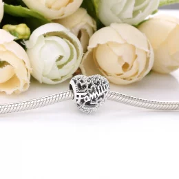 Charms PANDORA Rodzinne serce 798571C00