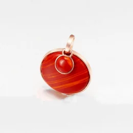 Red murano glass pendant