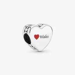 Wales love heart charm