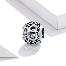 Charms Typu Pandora Kwiatowa Ażurowy Litera C - SCC1444-C