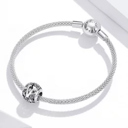 Charms Typu Pandora Kwiatowa Ażurowy Litera V - SCC1444-V