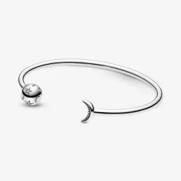 Otwarta bransoletka bangle Księżyc i gwiazdy - 599120C01