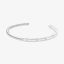 Bransoletka bangle Pandora Signature - 599493C00