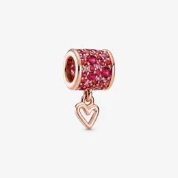 Charms Pavé Freehand Heart Barrel - 789548C01