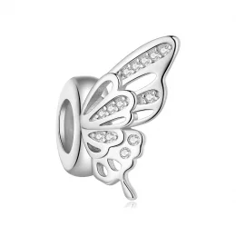 Pandora styl Motylki Spacer Charm - BSC823