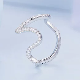 Pandora styl Zig Zag Pierścień - BSR314