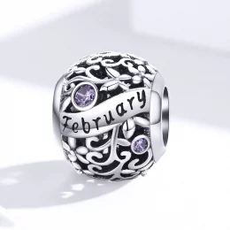 Pandora Style Birthstone dla lutego - SCC1385-2