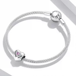 Pandora Style Forever Mom Charm - BSC562-PK - Ozdoba w stylu Pandora dla zawsze Mamy