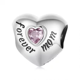 Pandora Style Forever Mom Charm - BSC562-PK - Ozdoba w stylu Pandora dla zawsze Mamy