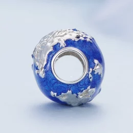 Pandora Style Globe Charm - BSC846