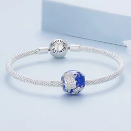 Pandora Style Globe Charm - BSC846