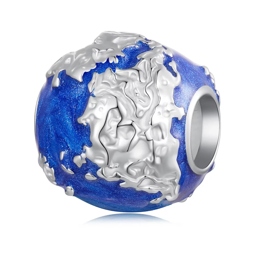 Pandora Style Globe Charm - BSC846