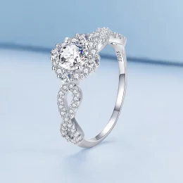 Pandora Style Klasyczny Pierścień Elegancji Clear Cz - BSR352