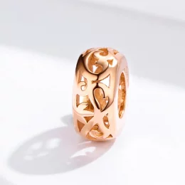 Pandora Style Rose Gold Spacer Charm - SCC716-C