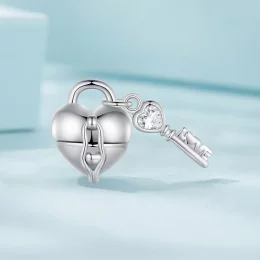 Pandora Styl Charms Serca z Zamkiem i Kluczem - SCC2580