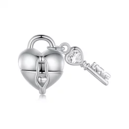 Pandora Styl Charms Serca z Zamkiem i Kluczem - SCC2580