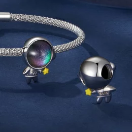 Pandora Styl Kosmonauta Gwiazda Charm - BSC793