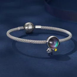 Pandora Styl Kosmonauta Gwiazda Charm - BSC793