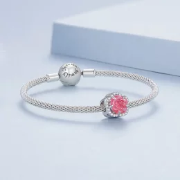 Pandora Styl Kryształowy Charm Róża - BSC904