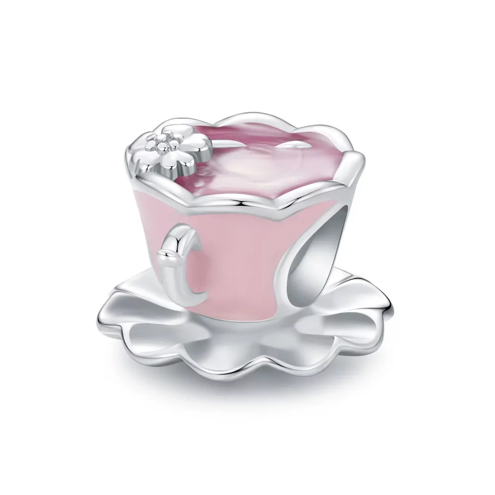 Pandora Styl Kwiatowy Kubek do Herbaty Charm - SCC2563