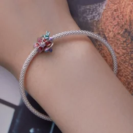 Pandora Styl Kwiaty i Ptaki Charm - BSC787