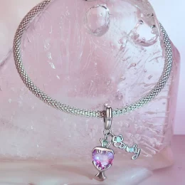 Pandora Styl Różowy Candy Dangle - SCC2640