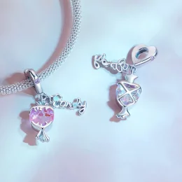 Pandora Styl Różowy Candy Dangle - SCC2640