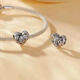 Pandora Styl Serca W kształcie Motyla Charm - SCC2576