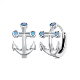 Pandora Style Anchor Kolczyki na Bigle - SCE1619