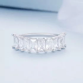 Pandora Style Błyszczący Pierścień Z Zirkonem - BSR409