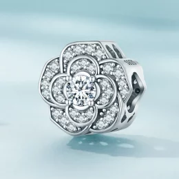 Pandora Style Camellia Charm - SCC2493