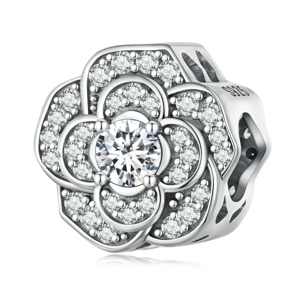 Pandora Style Camellia Charm - SCC2493