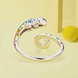 Pandora Style Chameleon Otwarte Pierścień - BSR475-E