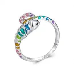 Pandora Style Chameleon Otwarte Pierścień - BSR475-E