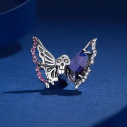 Pandora Style Charm z motywem motyla w kształcie szkieletu - BSC911