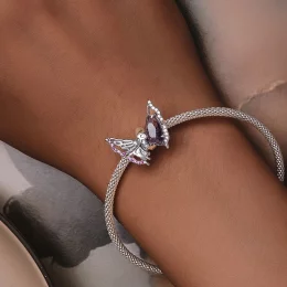 Pandora Style Charm z motywem motyla w kształcie szkieletu - BSC911