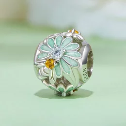 Pandora Style Charm z motywem pszczoły i stokrotki - BSC895