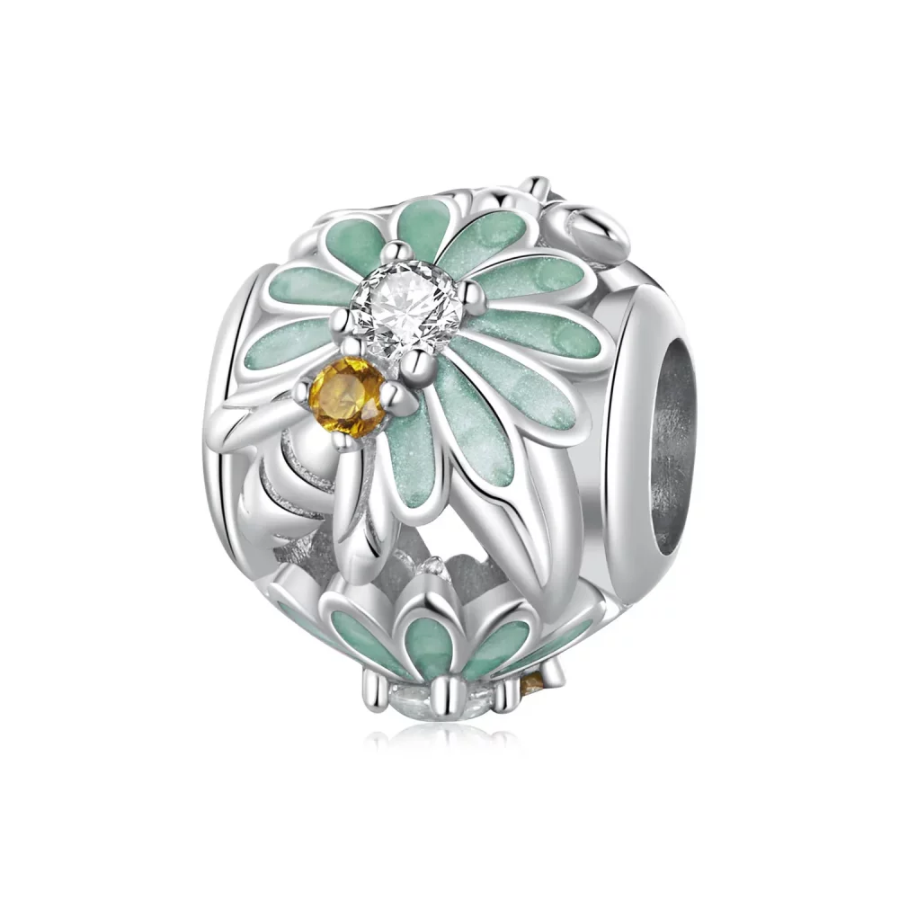 Pandora Style Charm z motywem pszczoły i stokrotki - BSC895