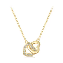 Pandora Style Heart To Heart - Srebrny naszyjnik 925 - SCN181-B