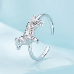 Pandora Style Mały Złoty Retriever Pierścionek - SCR952