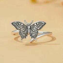 Pandora Style Motyl Otwarty Pierścionek - SCR966-E